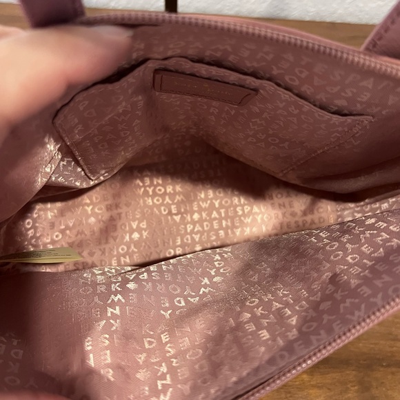 NWOT Kate Spade Mauve Glitter crossbody - Picture 5 of 5